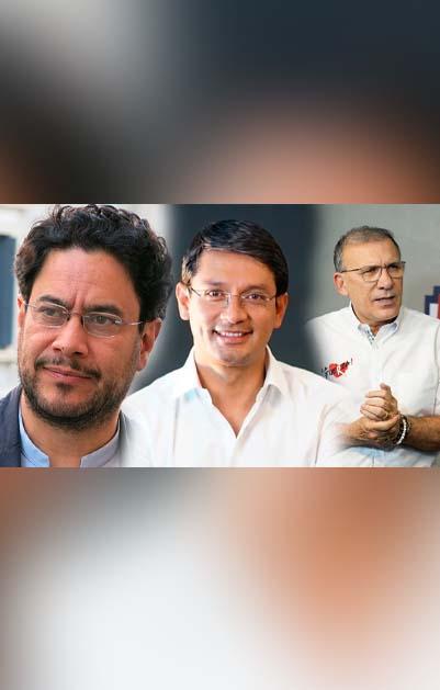 Iván Cepeda, Camilo Romero y Roy Barreras.