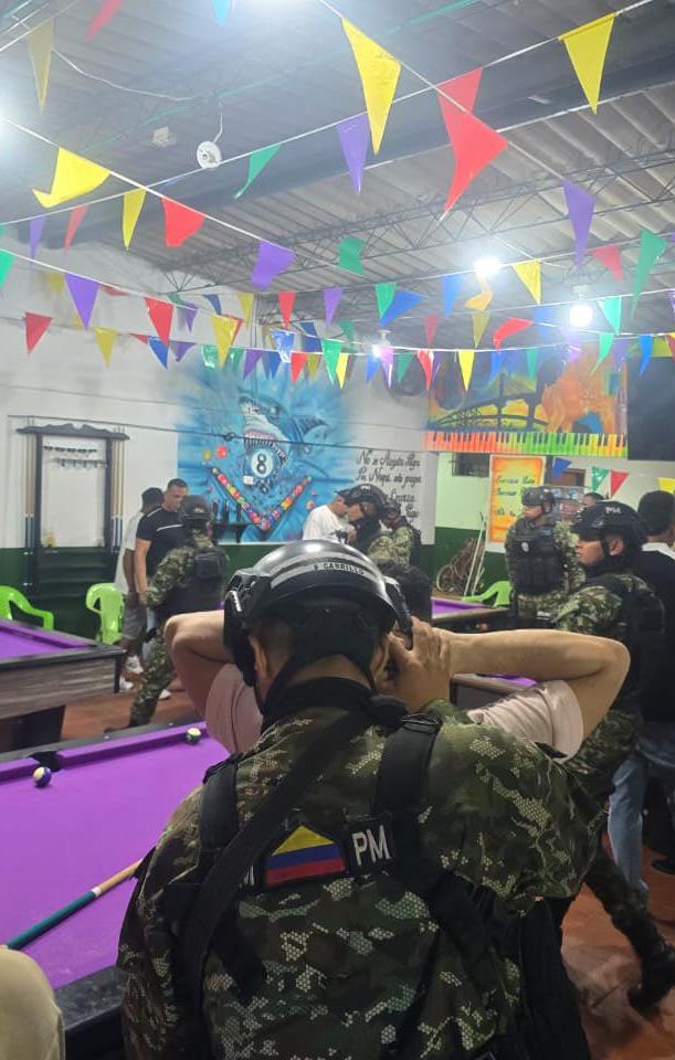 Operativo de la Policía.