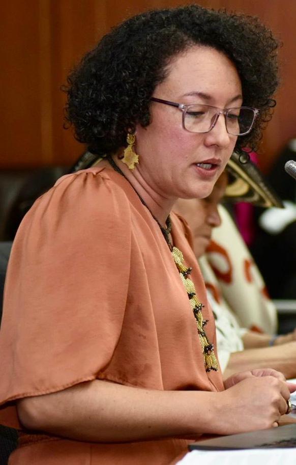 La senadora Isabel Cristina Zuleta.