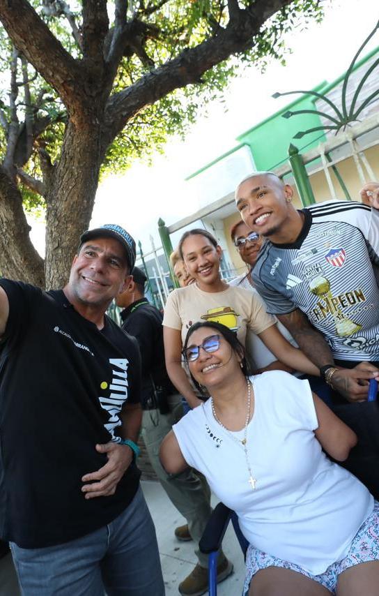 El Alcalde Alex Char estuvo acompañado de Jermein Peña.