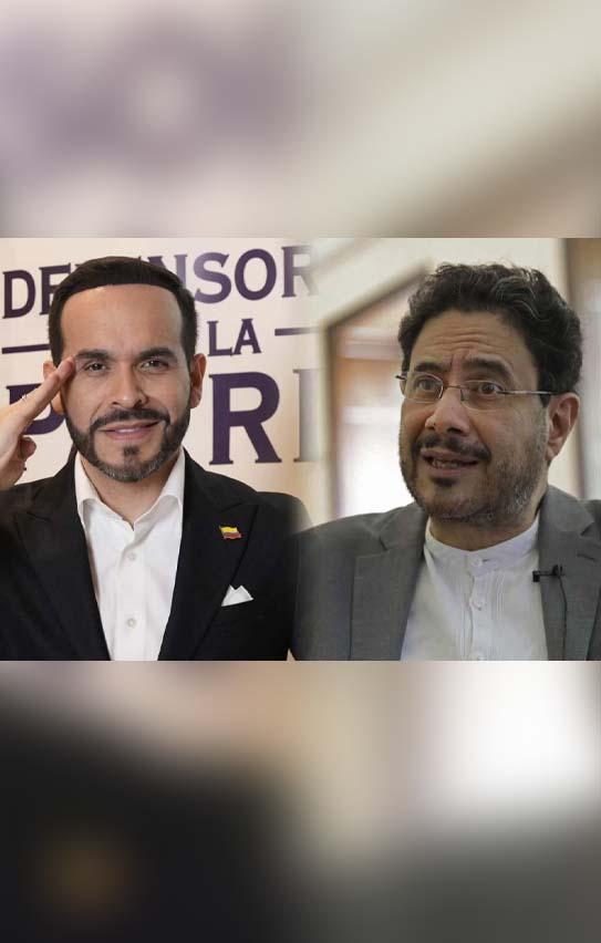 Abelardo De La Espriella e Iván Cepeda.