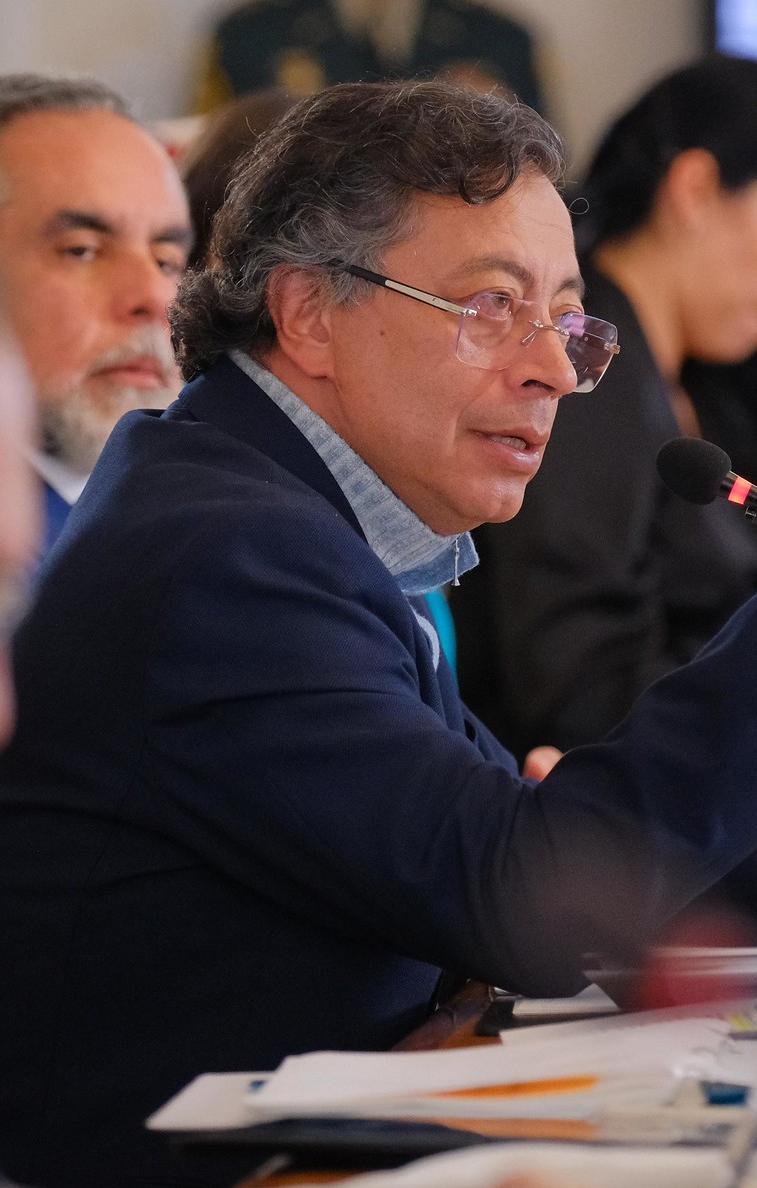 El Presidente Gustavo Petro.