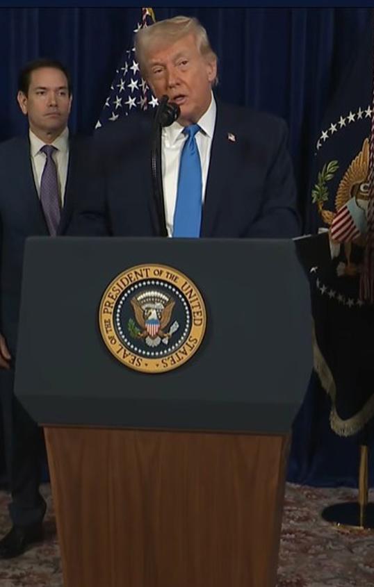 El Presidente de Estados Unidos, Donald Trump.