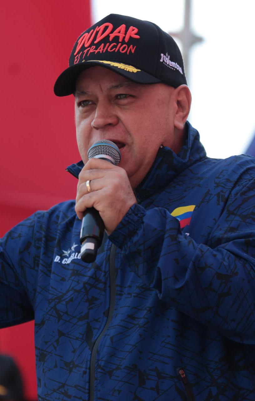 Diosdado Cabello, Ministro del Interior de Venezuela.