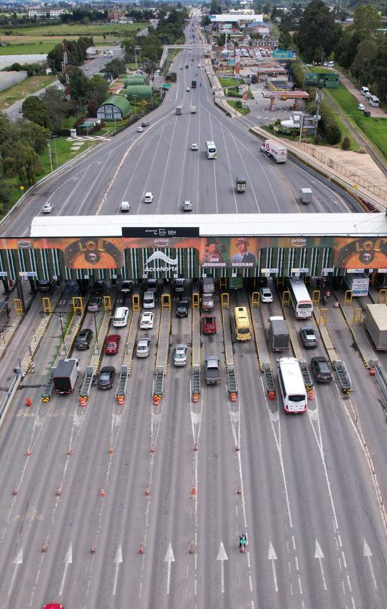 Peaje en Colombia. 