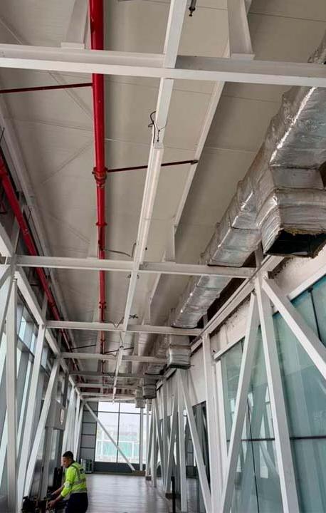 Así se encuentran las instalaciones del aeropuerto.