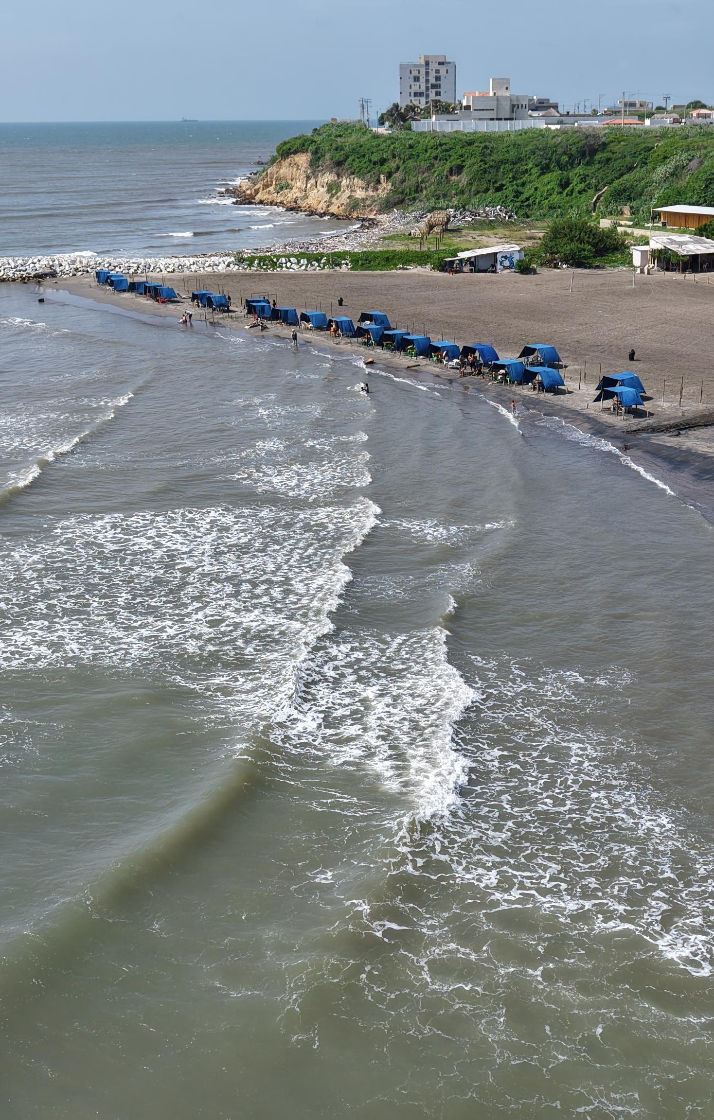 Se prohibió el ingreso de bañistas a las playas. 