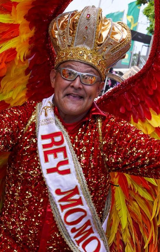 El Rey Momo hizo un homenaje a su hijo Kevin Maury. 