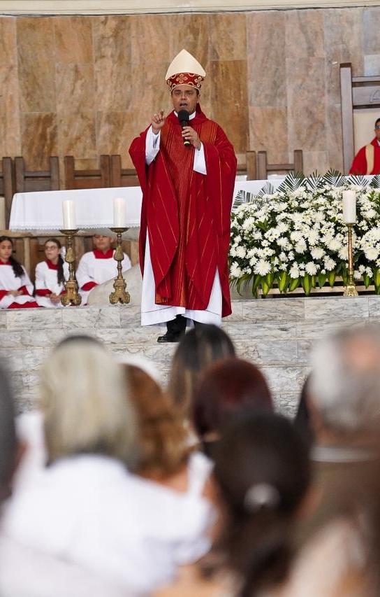 Monseñor Edgar Mejía, obispo auxiliar de Barranquilla.
