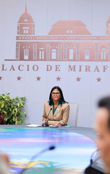 La presidenta de Venezuela, Delcy Rodríguez.