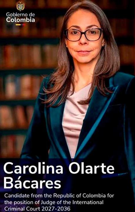 La embajadora Carolina Olarte Bácares.