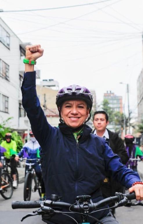 La candidata Claudia López.