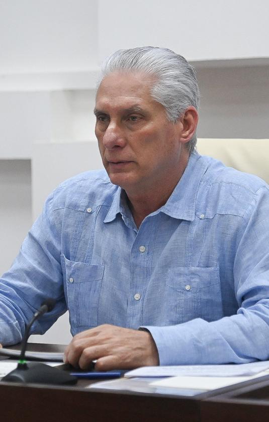 Presidente de Cuba, Miguel Díaz-Canel.