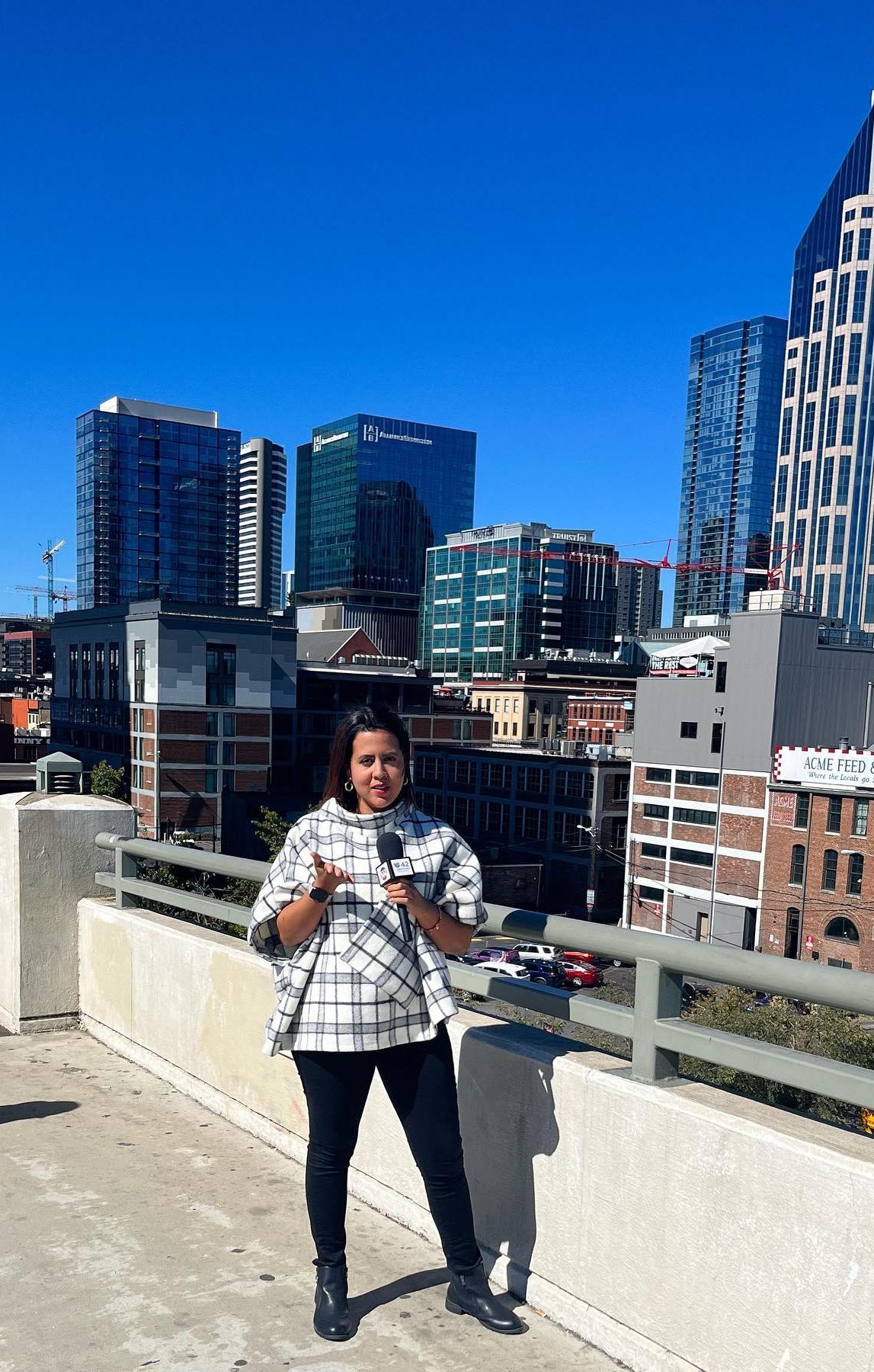 Estefany Rodríguez, la periodista barranquillera en Estados Unidos.  