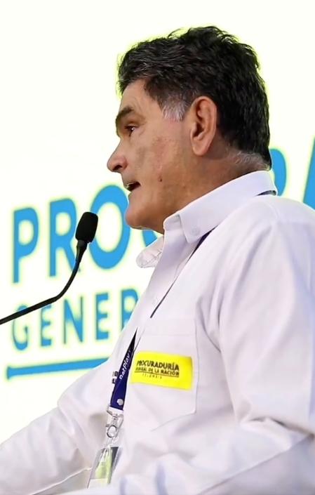 El Procurador General de la Nación, Gregorio Eljach Pacheco.  