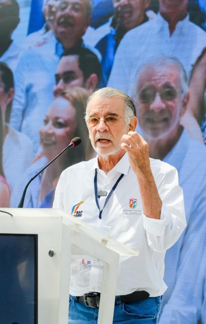 Eduardo Verano, gobernador del Atlántico. 