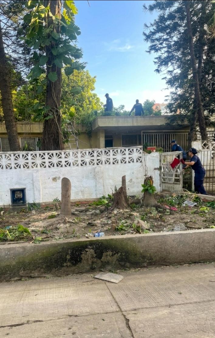Vivienda intervenida por la Alcaldía en la calle 93 con la carrera 46.