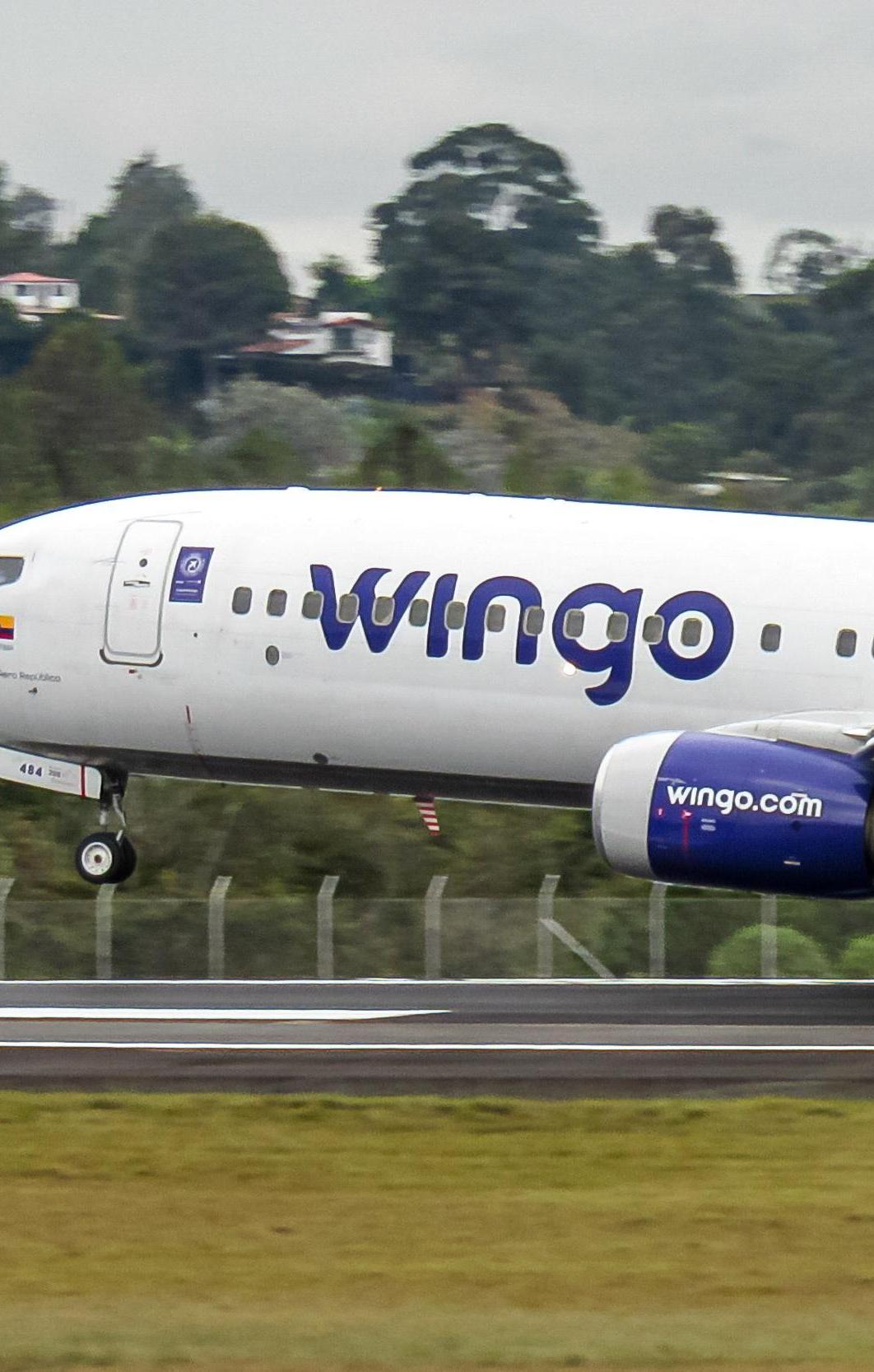 Aerolínea Wingo.