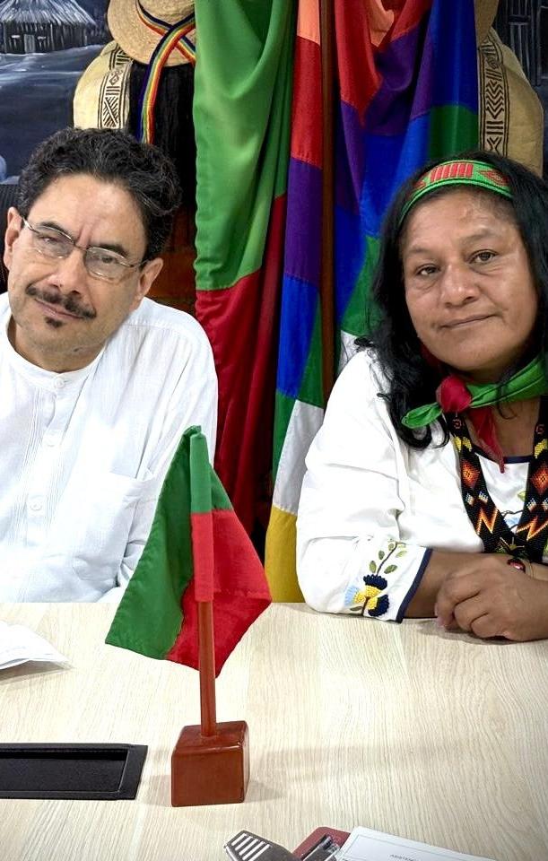 Iván Cepeda y Aída Quilcué.