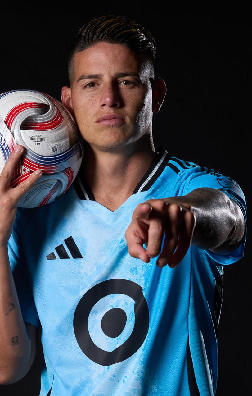 James Rodríguez, jugador del Minnesota United.