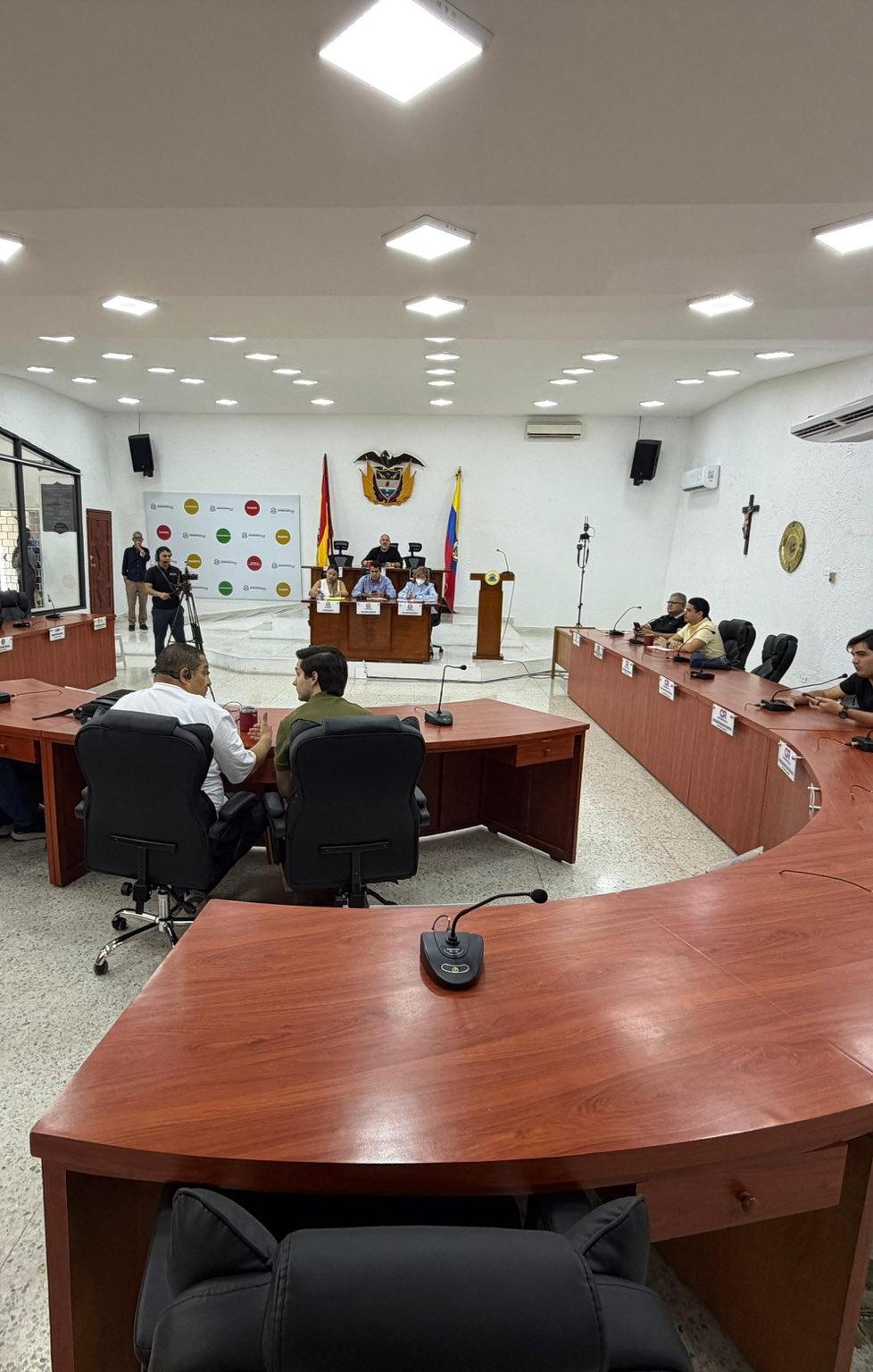 Sesión del Concejo de Barranquilla. 