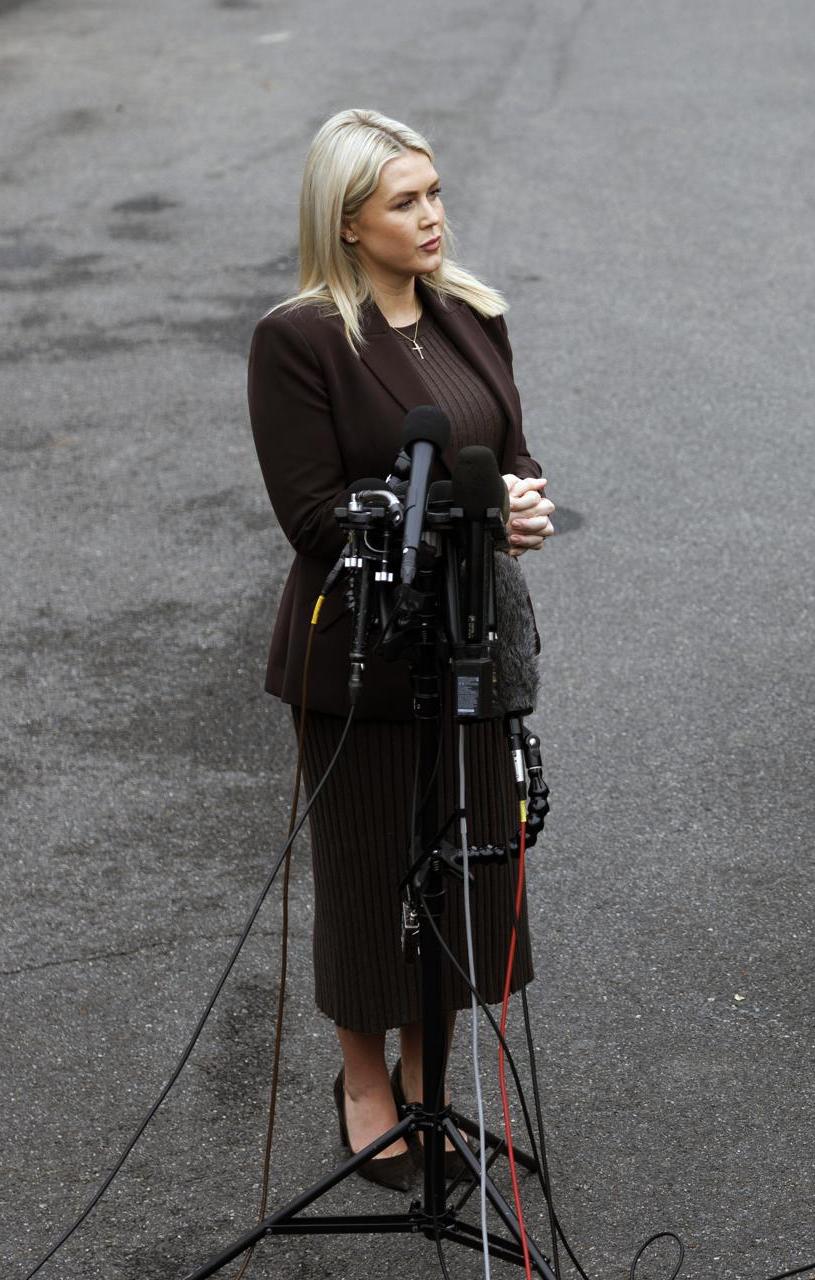Secretaria de prensa de la Casa Blanca, Karoline Leavitt.