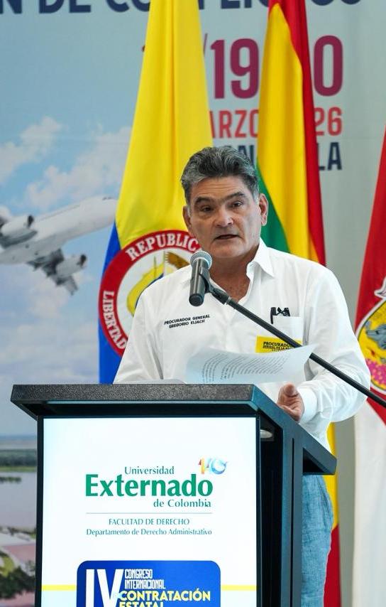 Gregorio Eljach, Procurador General de la Nación.