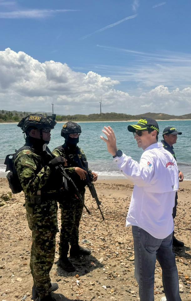 Los efectivos de la Policía estarán ubicados en sitios estratégicos para garantizar la seguridad. 