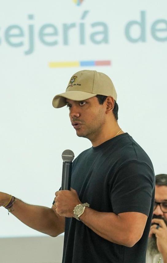 Camilo Pineda, delegado del Gobierno Nacional para el Espacio de Conversación Sociojurídico de Barranquilla de la Consejería de Paz.
