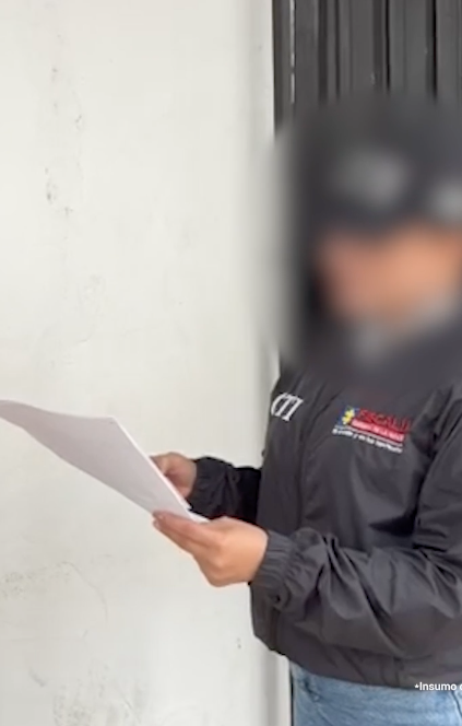 Uno de los capturados por parte del CTI. 