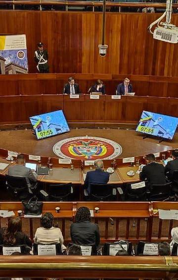 Aspecto de la Corte Constitucional. 