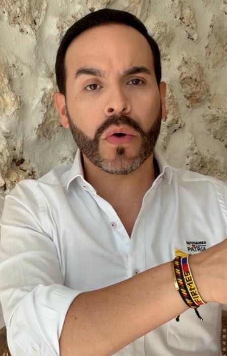 Abelardo De la Espriella, candidato presidencial. 