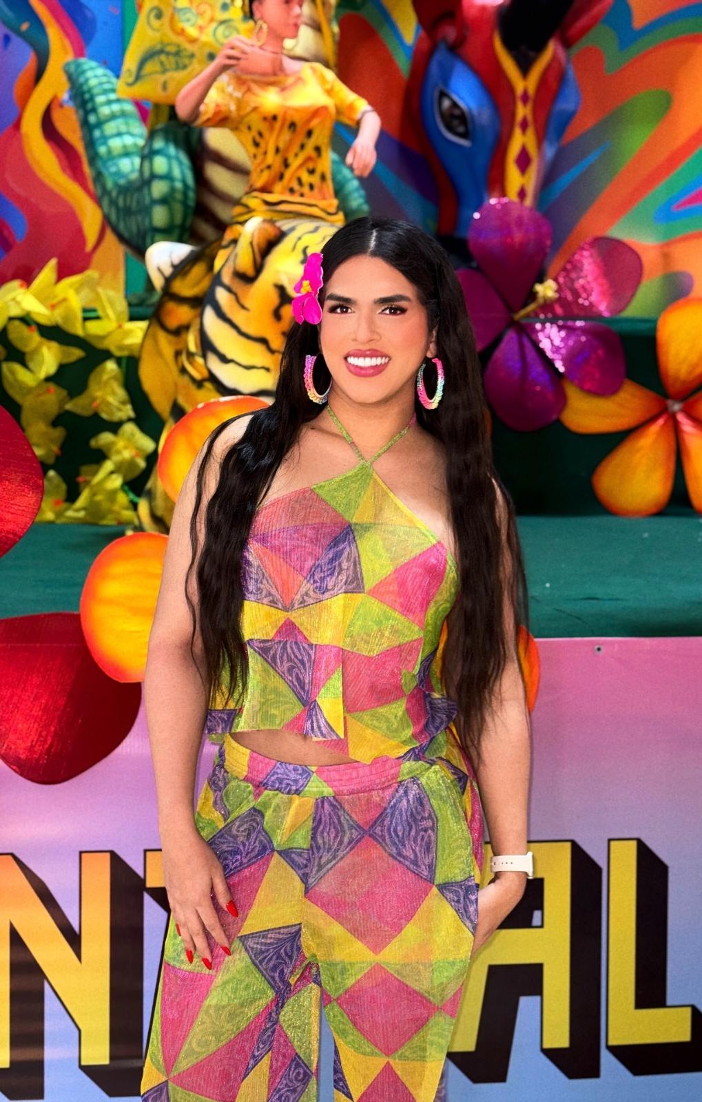 Leonela, mujer trans cuyo nombre de pila es Leonardo Alemán Morales.