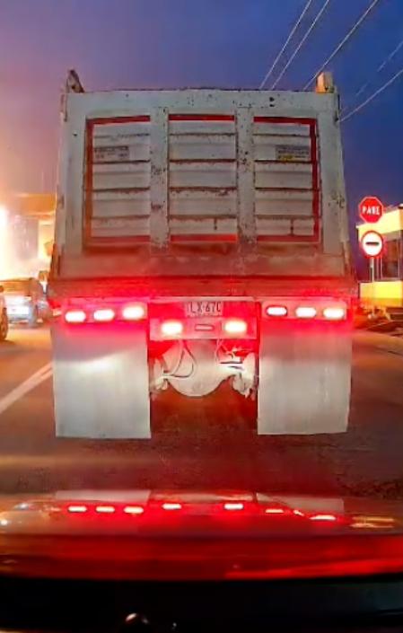 Momento en que ocurrió el fatal accidente.  