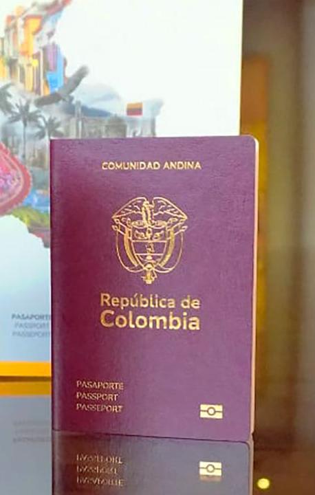 Nuevo pasaporte en Colombia