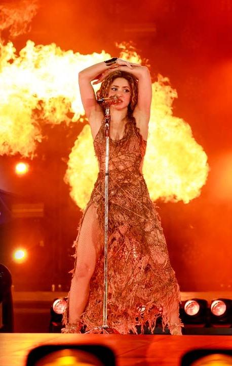 El Presidente Gustavo Petro y Shakira.