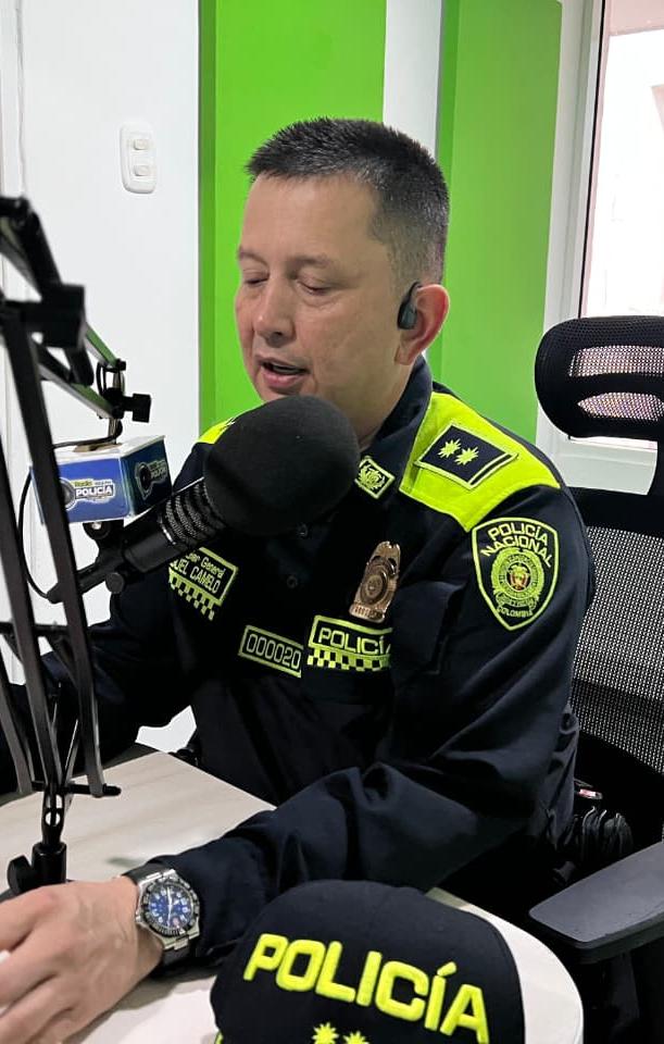 General Miguel Camelo, comandante de la Policía Metropolitana de Barranquilla. 