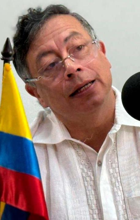 El Presidente Gustavo Petro y Raúl Montes.