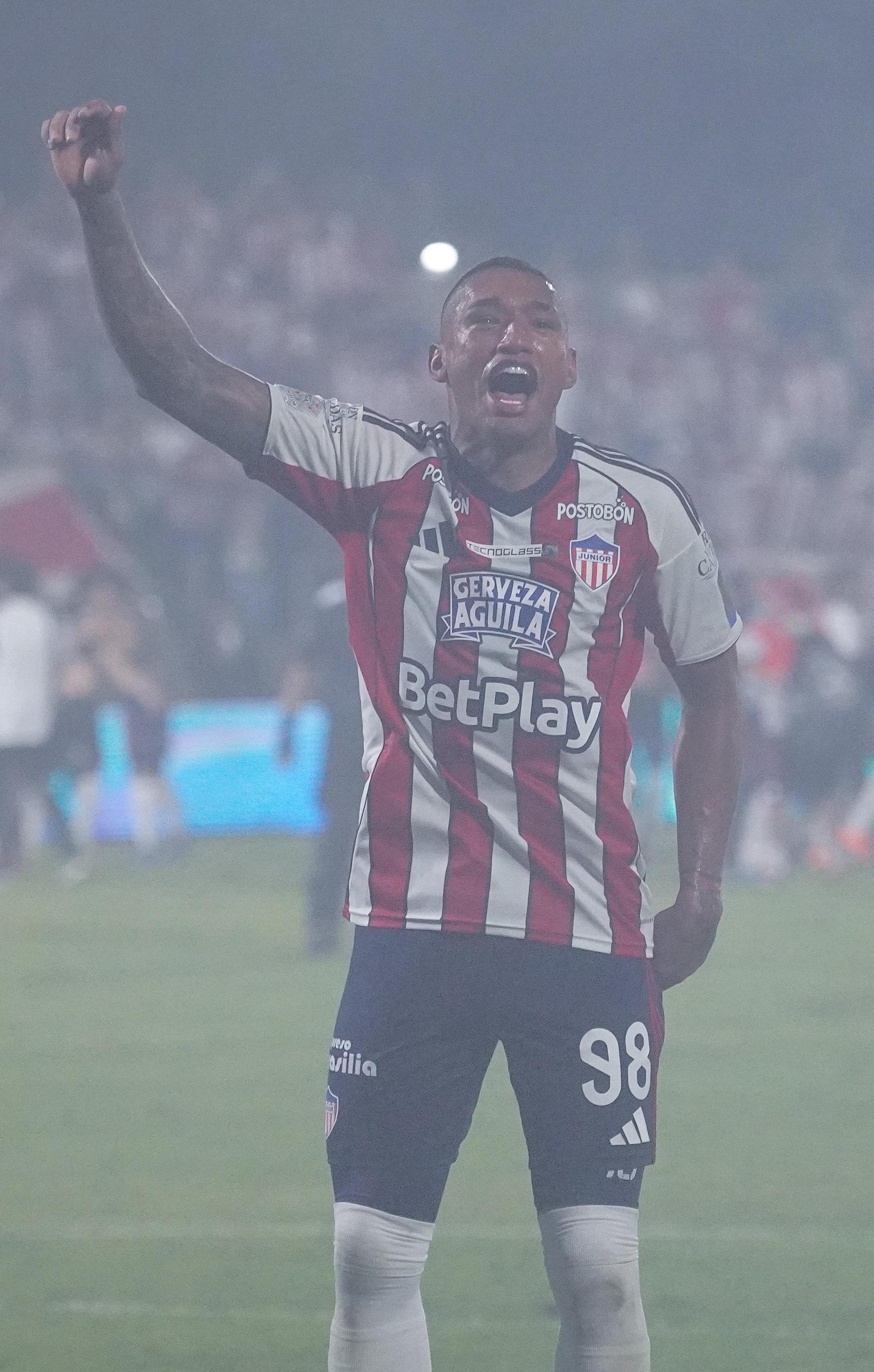 Jermein Peña, pieza clave en la defensa del Junior.