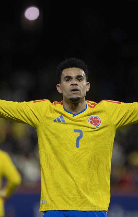 El guajiro Luis Díaz, extremo de la Selección Colombia.