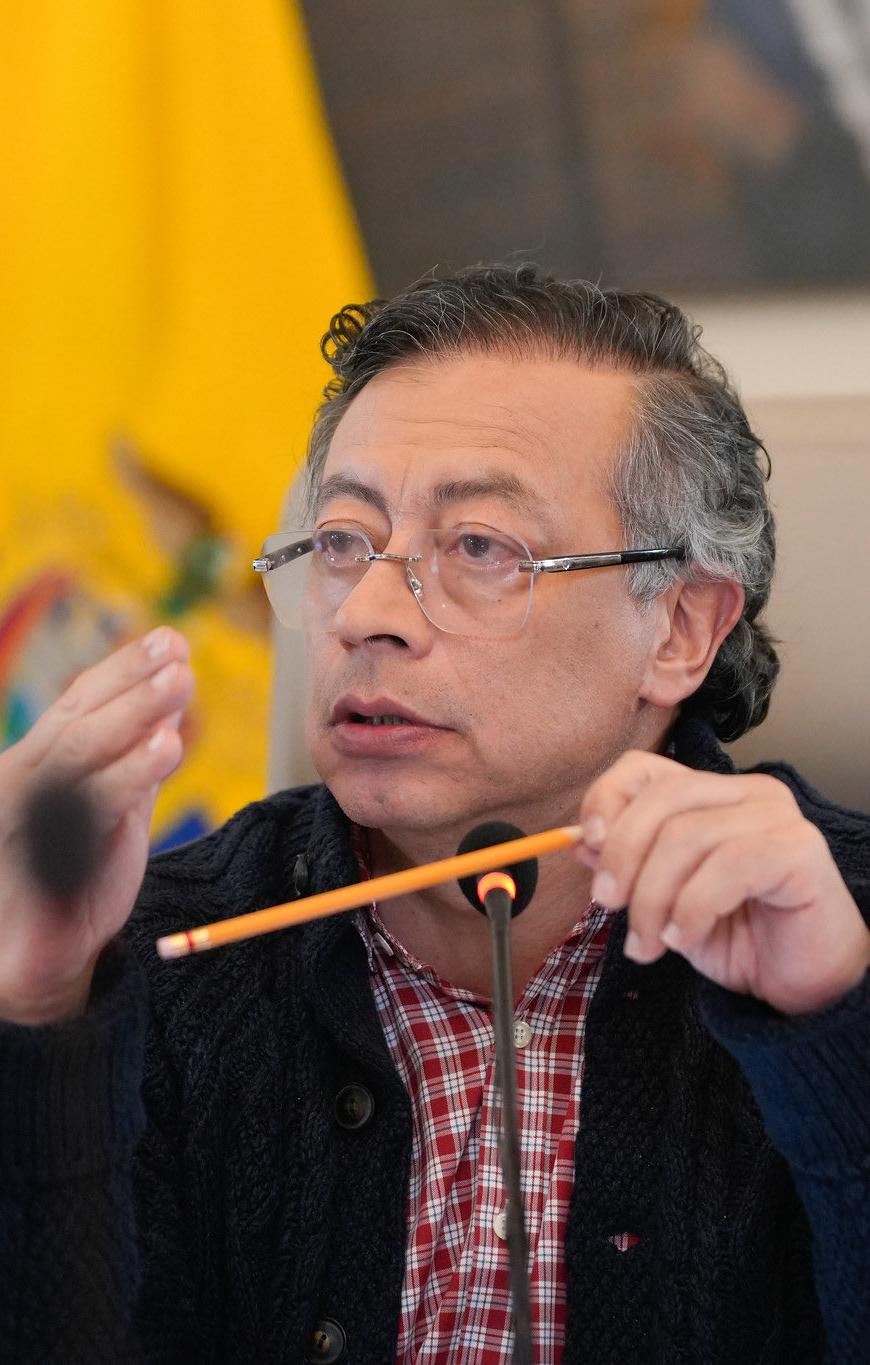 Gustavo Petro, presidente de la República. 