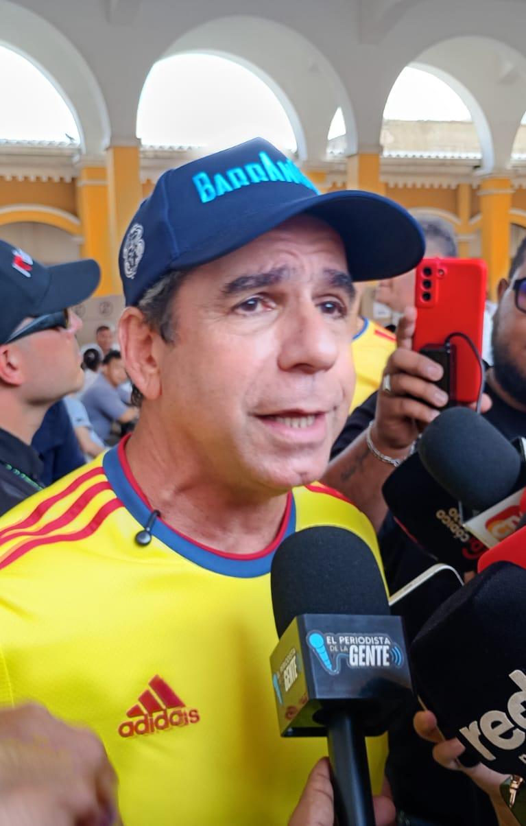 El Alcalde de Barranquilla, Alex Char.