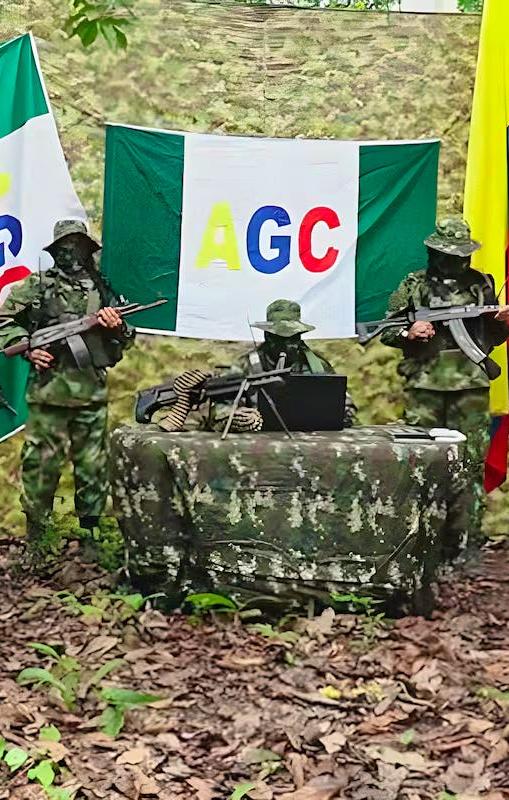 Integrantes del 'Clan del Golfo'. 
