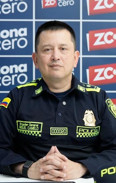 Comandante de la Policía de Barranquilla, General Miguel Camelo.