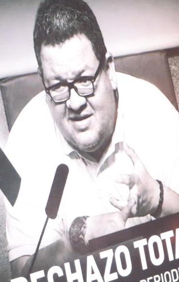 El periodista colombiano Cristian Herrera.