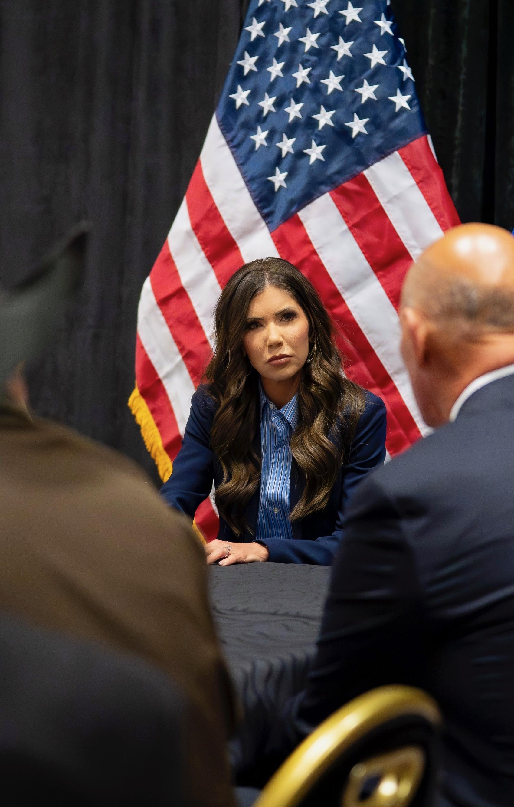 Kristi Noem, enviada especial de Estados Unidos para el Escudo de las Américas.