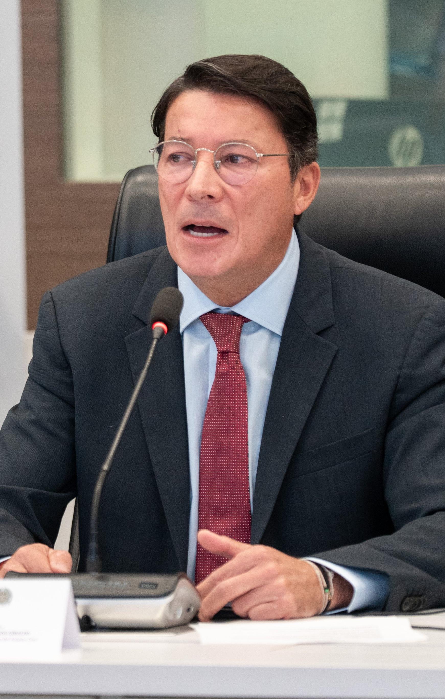 El Registrador Nacional, Hernán Penagos.