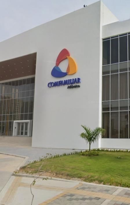 Fachada de una de las sedes de Confamiliar Atlántico. 