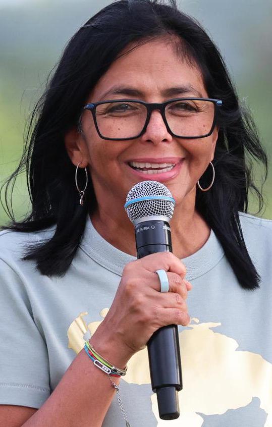Delcy Rodríguez, presidenta (e) de Venezuela. 