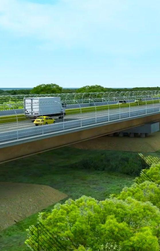 Render de uno de los viaductos ya adjudicados